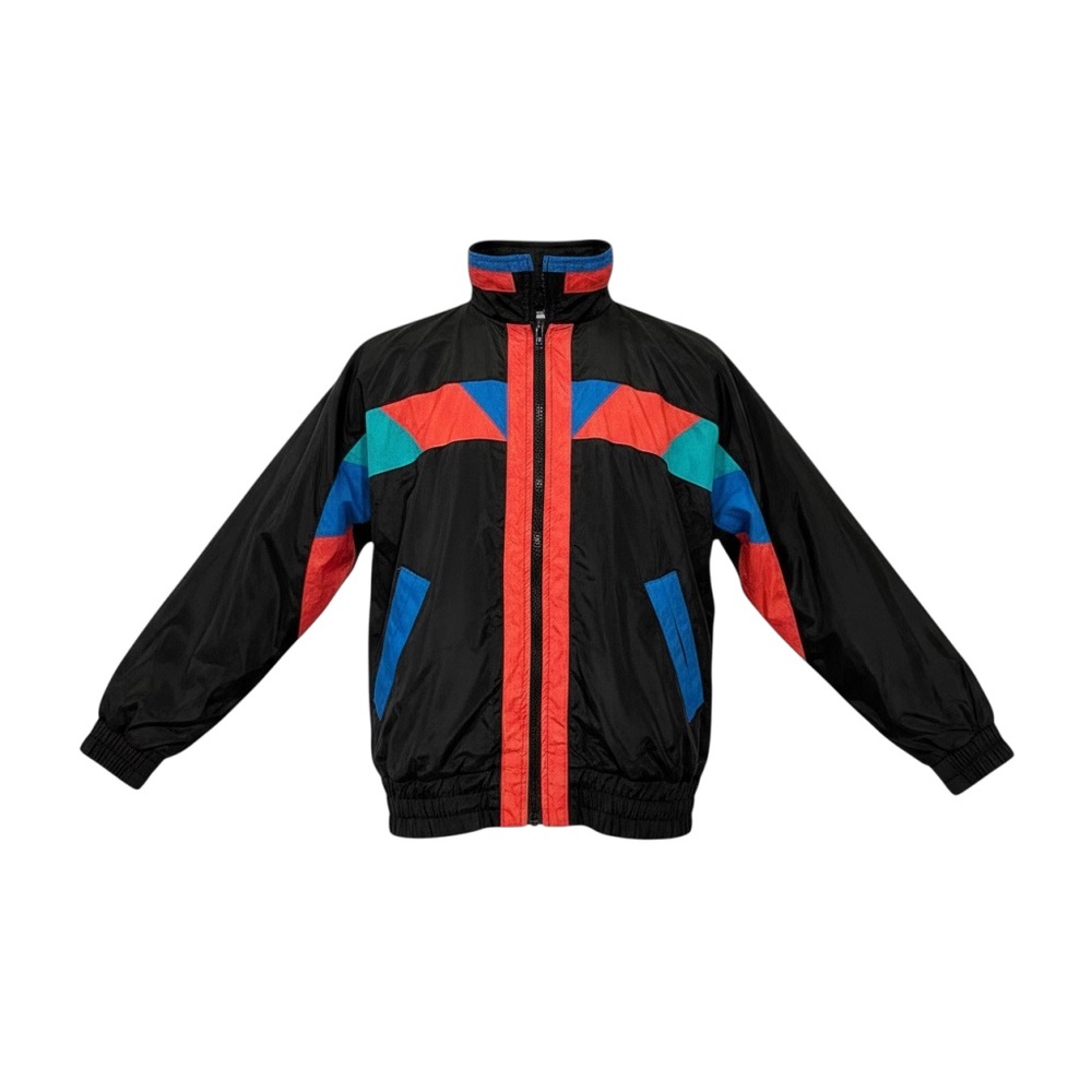 Vintage Y2K 80s 90’s Westside Connection Colorblock Windbreaker Jacket Small